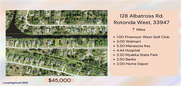 128 ALBATROSS RD Rotonda West Florida, 33947 | Splendid Land