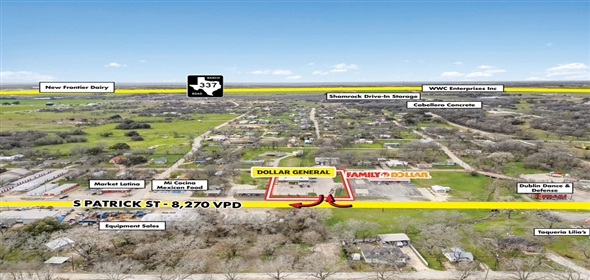 400 S Patrick St Dublin Texas, 76446 | Dollar General | Build-to-Suit Construction Dublin, TX