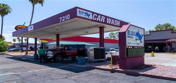 7210 E 22nd St Tucson Arizona, 85710 | Blue Whale Car Wash