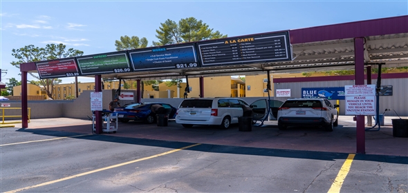7210 E 22nd St Tucson Arizona, 85710 | Blue Whale Car Wash