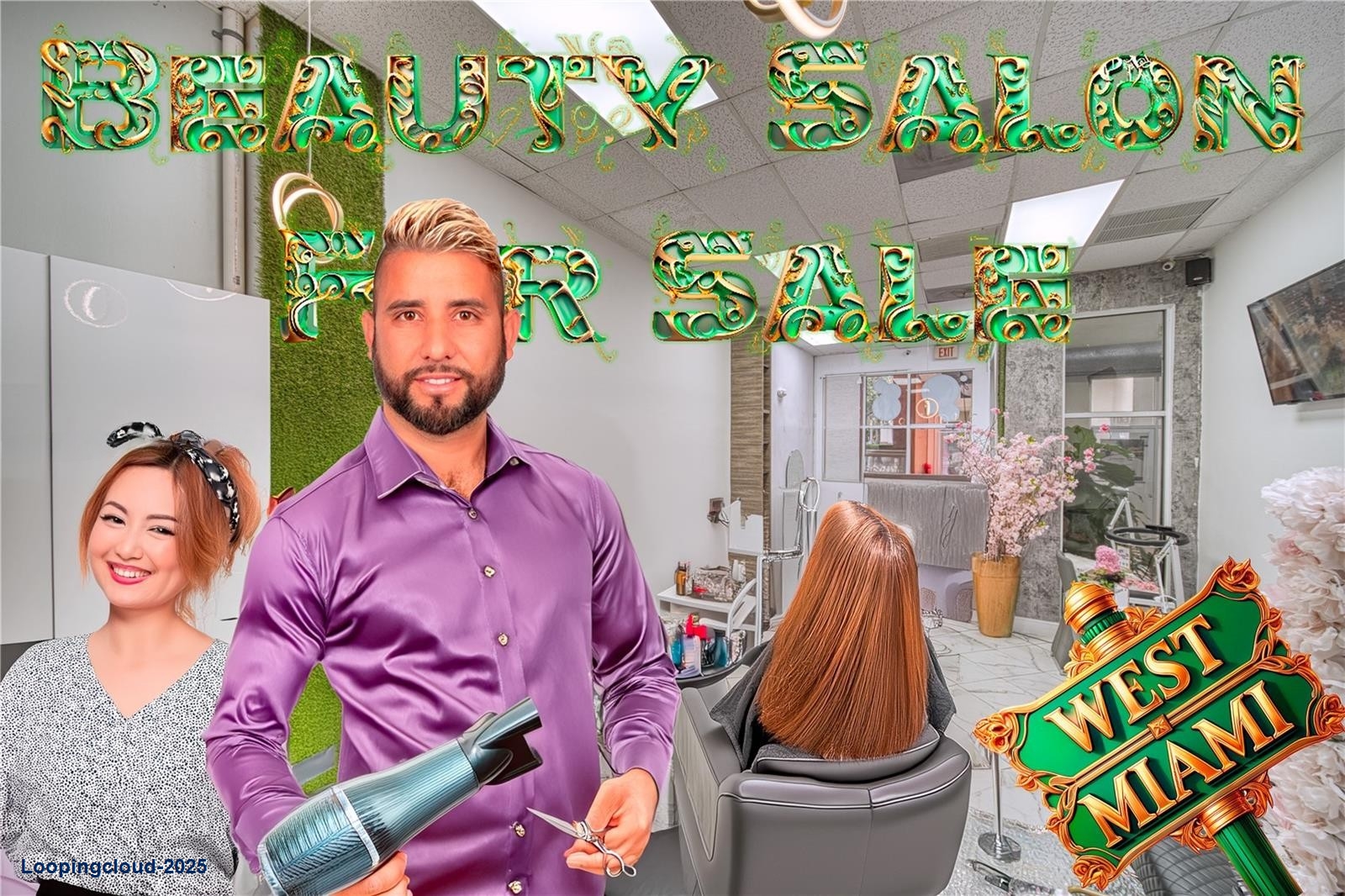 Cozy Beauty Salon For Sale