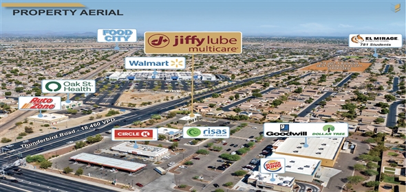 13051 W Thunderbird Rd El Mirage Arizona, 85335 | Brand New Construction Jiffy Lube