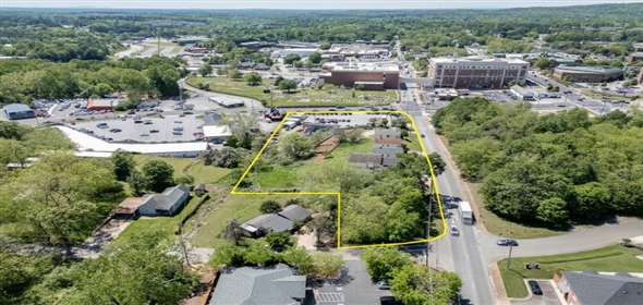 116 E Maple Street Cumming Georgia, 30040 | Prime Double Corner Lot in the Heart of Downtown Cumming