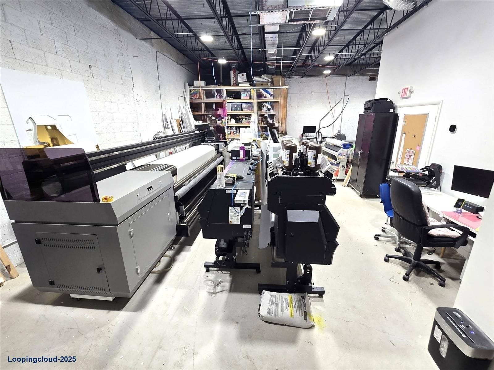 PRINT BUSINESS INCLUDING EQUIPMENT & REAL ESTATE