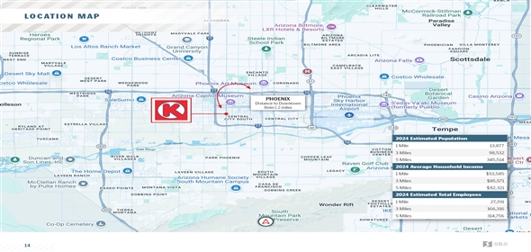 1834 W. Grant Street Phoenix Arizona, 85007 | Phoenix, AZ - Circle K