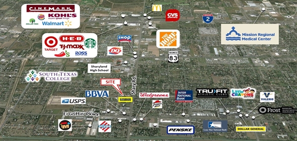 2018 N. Shary Rd. Mission Texas, 78572 | Exclusive Land for Sale