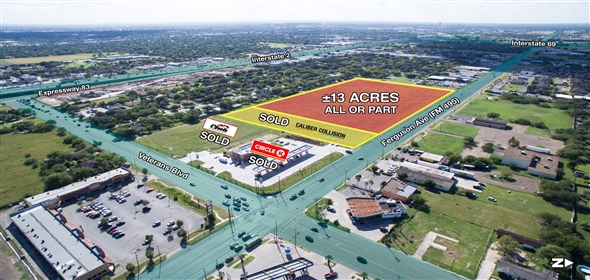 Ferguson & I Road Pharr Texas, 78577 | Exclusive Land For Sale