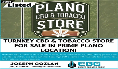  TURNKEY CBD & TOBACCO STORE FOR SALE IN PRIME PLANO LOCATION!