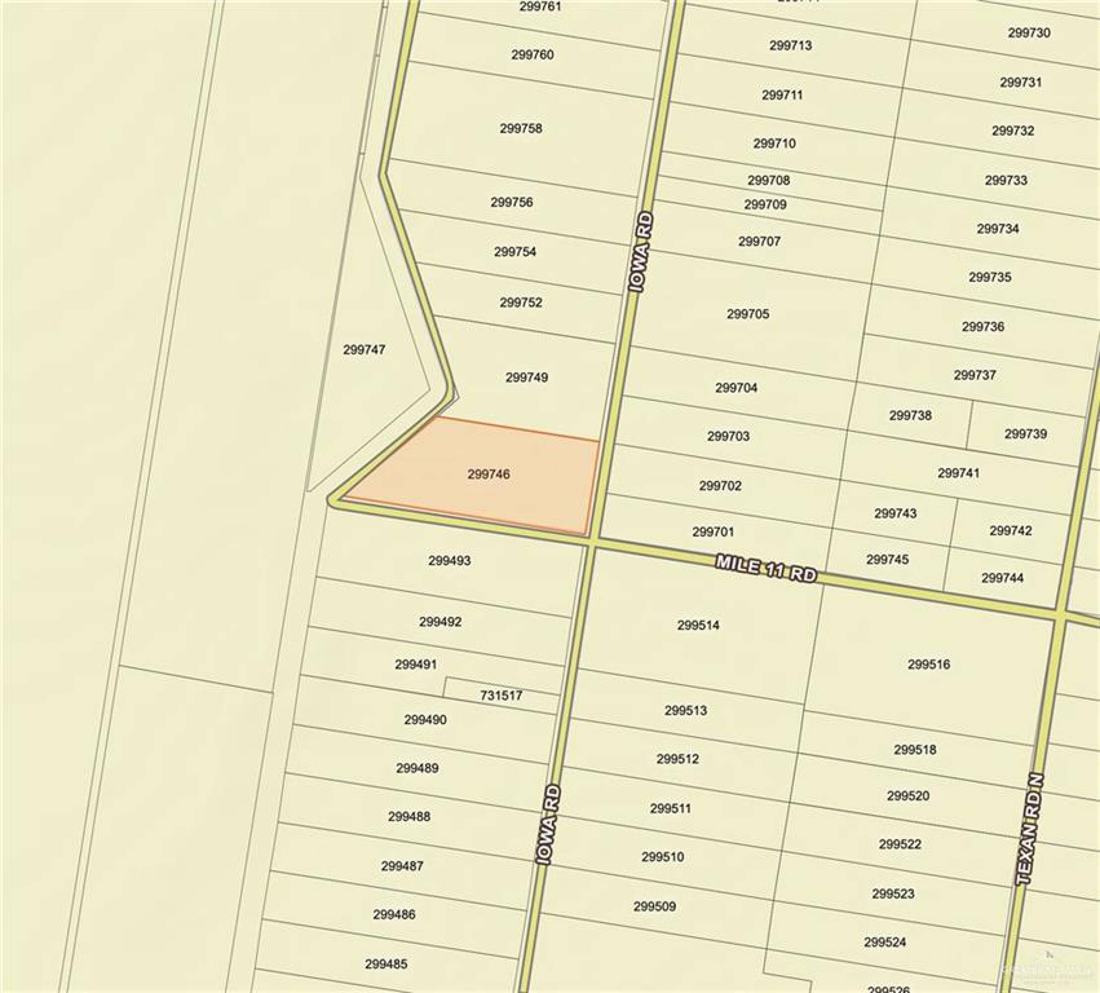 Land for Sale in Mission Texas 78572