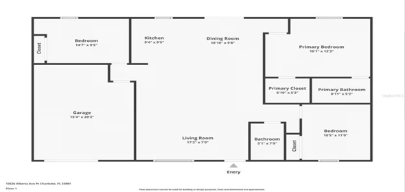 13526 Alberta AVENUE Port Charlotte Florida, 33981 | Beautiful Home