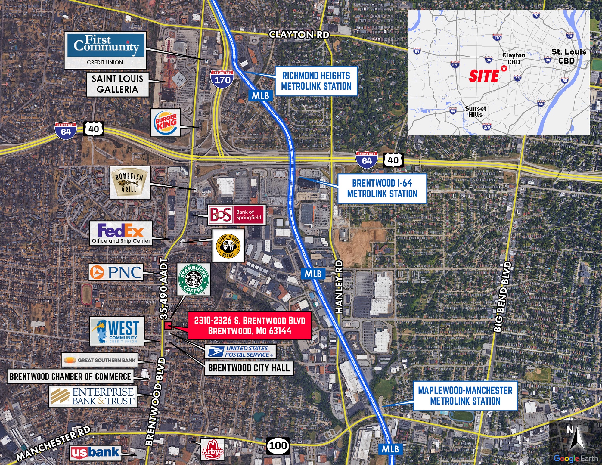Boutique Retail/Office For Lease |578 SF | High Traffic Corridor-Brentwood Blvd
