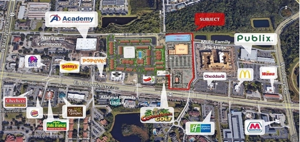 12189 East Colonial Drive Orlando Florida, 32826 | Park Square Plaza - Final Leasing