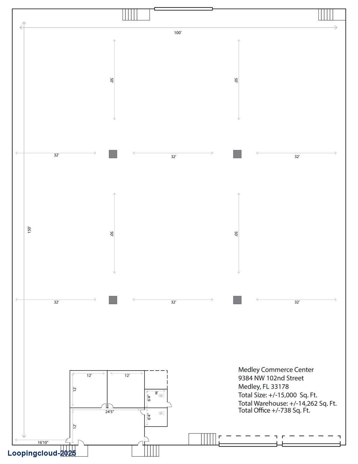 Beautiful Warehouse Office