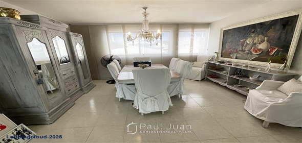 Corner of 4th Street and 5th Avenue.  Bolivar, 130001 | Stylish Two-Story Apartment in Bocagrande with Panoramic Ocean Views and Dual Balconies