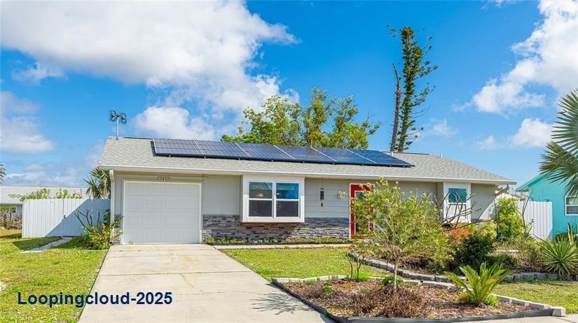 Remodeled Single Family Home with Backyard Oasis & Solar Power in Gardens of Gulf Cove!