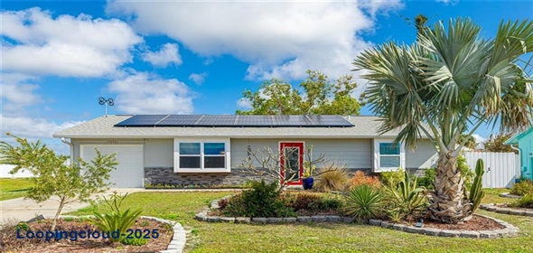 Address 13492 Dibella Avenue Port Charlotte Florida, 33981 | Remodeled Single Family Home with Backyard Oasis & Solar Power in Gardens of Gulf Cove!