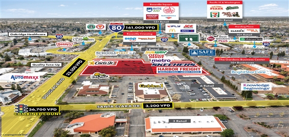 1617 Douglas Blvd Roseville California, 95661 | Harbor Freight & Skechers