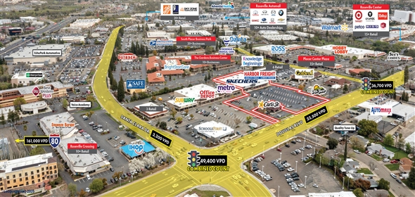 1617 Douglas Blvd Roseville California, 95661 | Harbor Freight & Skechers
