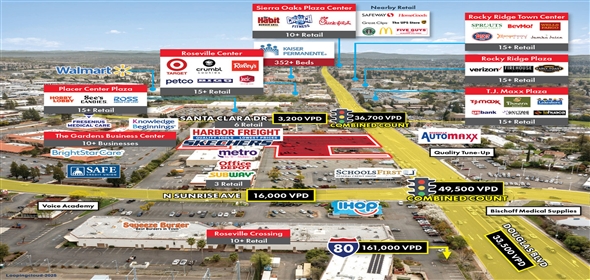 1617 Douglas Blvd Roseville California, 95661 | Harbor Freight & Skechers