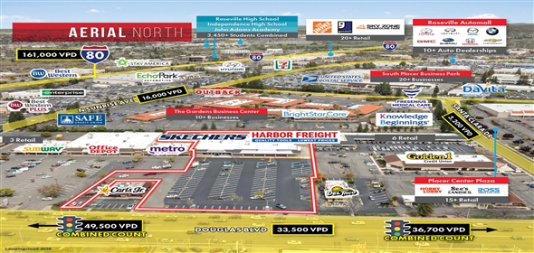 1617 Douglas Blvd Roseville California, 95661 | Harbor Freight & Skechers
