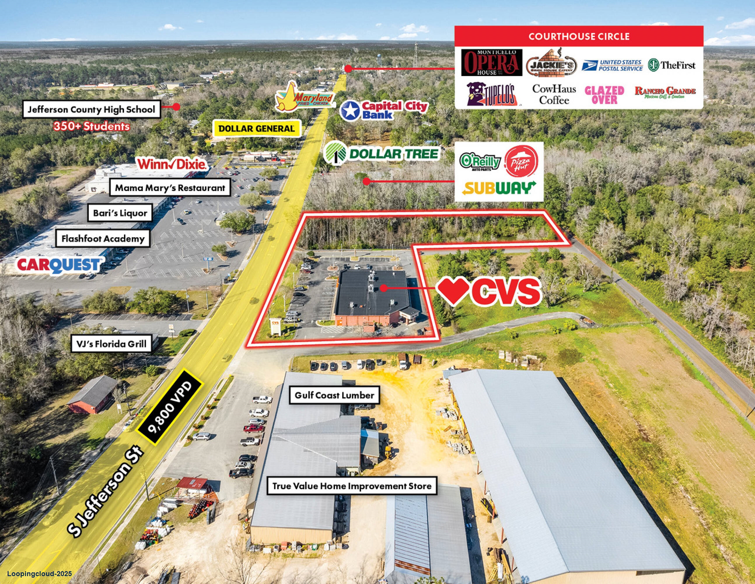 CVS Pharmacy Absolute NNN Investment | Monticello, FL (Tallahassee MSA)