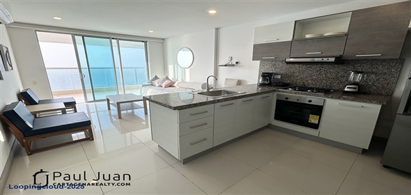 corner of Malecon Avenue and 5th St..  Bolivar, 130001 | Turn-Key One Bedroom Beachfront Apartment with Spectacular Views for Sale