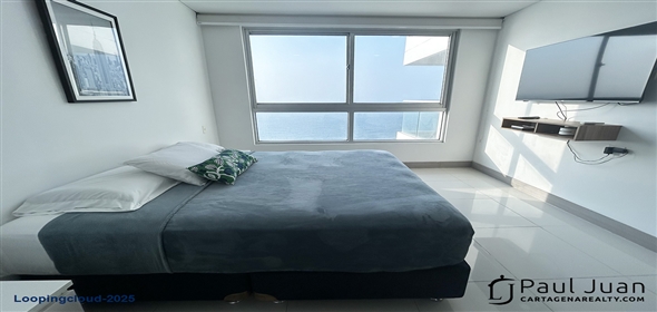 corner of Malecon Avenue and 5th St..  Bolivar, 130001 | Turn-Key One Bedroom Beachfront Apartment with Spectacular Views for Sale