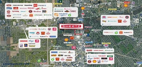 1950 S. Reynolds Road Toledo Ohio, 43614 | Sheetz | New Construction Ground Lease
