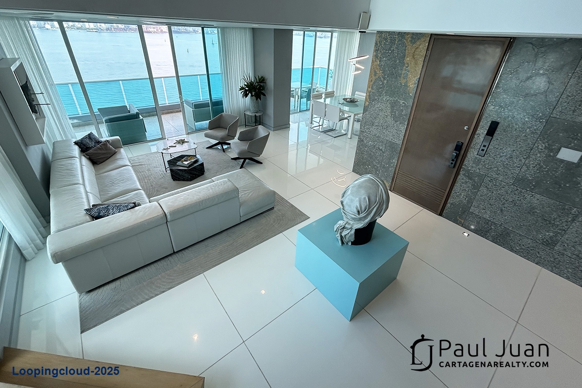 Luxury Bayfront Duplex Apartment for Sale in Castillogrande