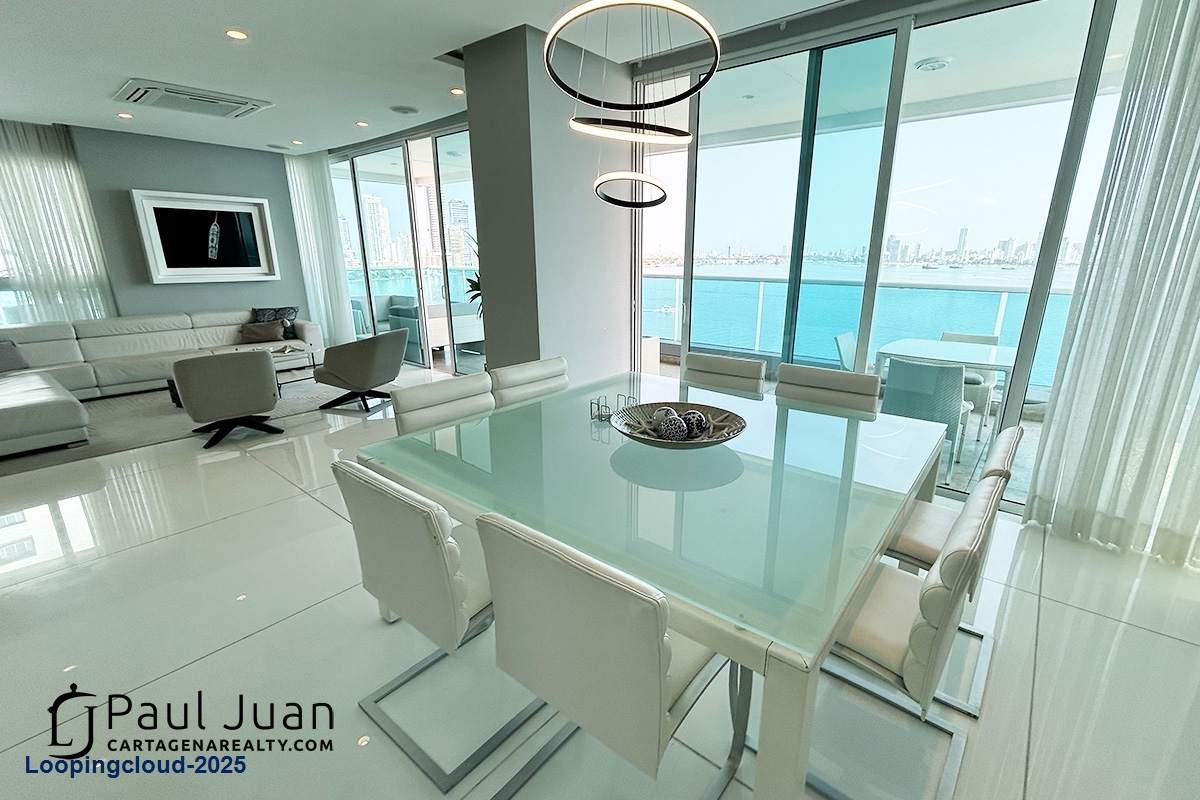 Luxury Bayfront Duplex Apartment for Sale in Castillogrande