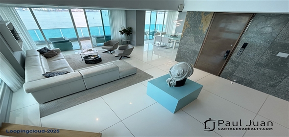 Corner of 12th Avenue and 6th Street.  Bolivar, 130001 | Luxury Bayfront Duplex Apartment for Sale in Castillogrande