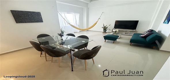 Santander Avenue # 46A-70.  Bolivar, 130001 | Cozy Oceanfront Apartment in Marbella for Sale