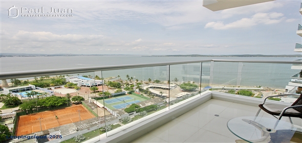 Corner of 14th Avenue and 6th Street.  Bolivar, 130001 | Bayfront Apartment with Panoramic Views in Castillogrande – 3 Beds, Impeccable Condition