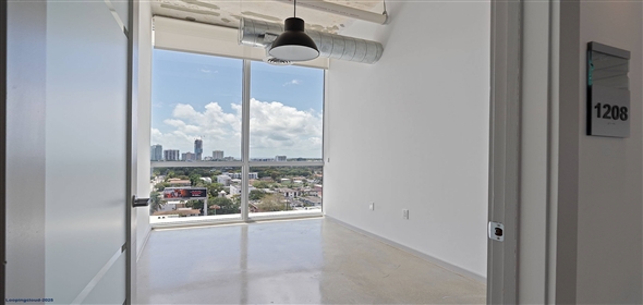 420 SW 7th St # 1208 Miami Florida, 33130 | Private 12th Floor Office w/ City Views – Steps from Brickell for $900/mo!