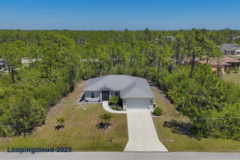 Move-In Ready South Gulf Cove Gem - 3BR Home with 2024 Metal Roof & Screened Lanai!