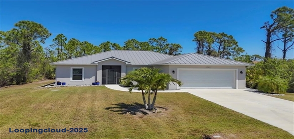 15613 Alsask Circle Port Charlotte Florida, 33981 | Move-In Ready South Gulf Cove Gem - 3BR Home with 2024 Metal Roof & Screened Lanai!