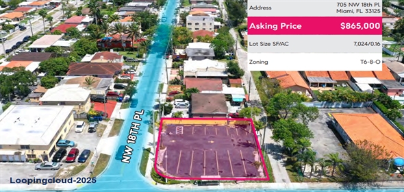 705 NW 18th Pl.  Miami, FL 33125 Miami Florida, 33125 | Nice Parking Land