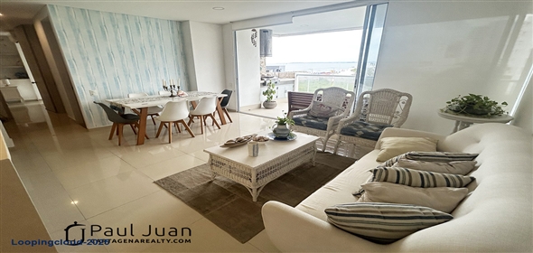 3rd Avenue # 43-A-22.  Bolivar, 130001 | Apartment for Sale with Partial Caribbean Sea View