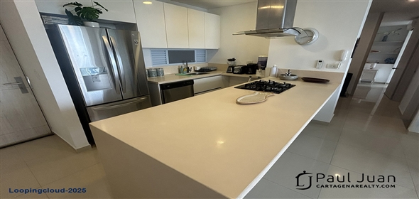 3rd Avenue # 43-A-22.  Bolivar, 130001 | Apartment for Sale with Partial Caribbean Sea View