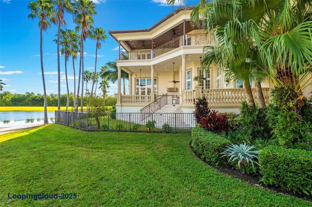 Exquisite Mediterranean Estate with Breathtaking Views in Exclusive Deering Bay Estates
