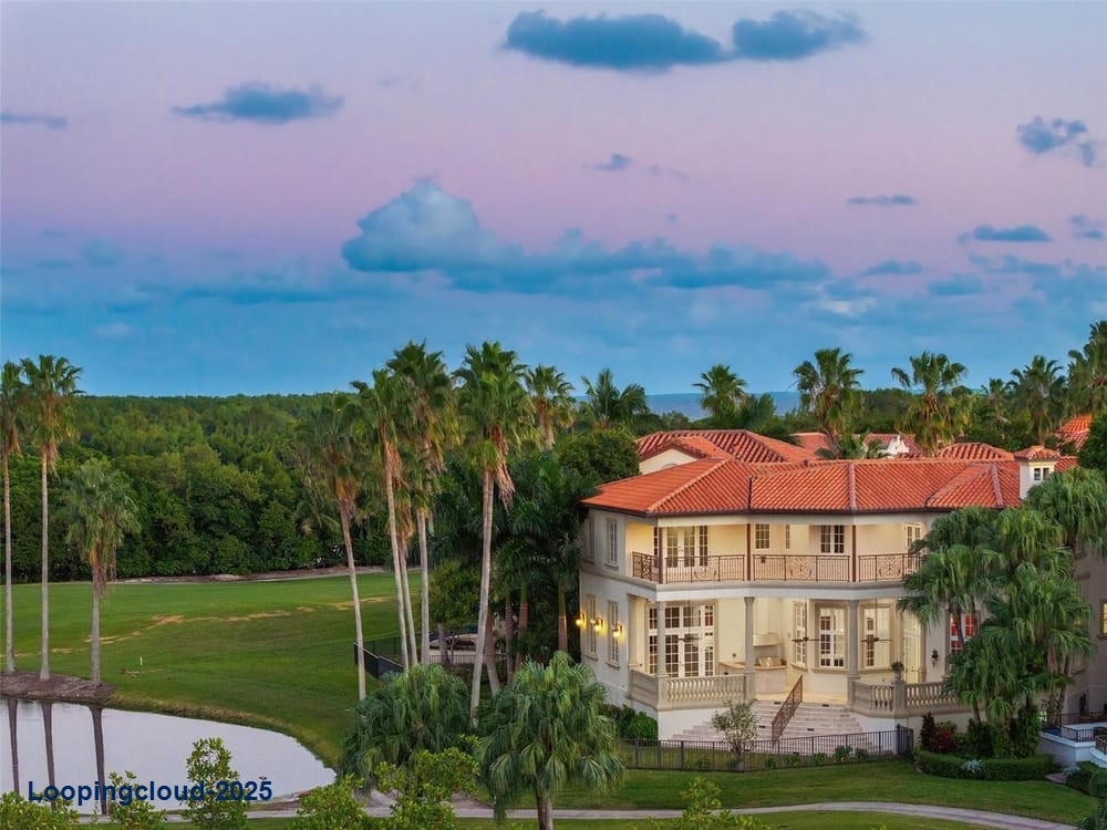 Exquisite Mediterranean Estate with Breathtaking Views in Exclusive Deering Bay Estates