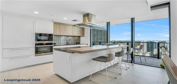 1000 Brickell Plz # 2912 Miami Florida, 33131 | Elegant Corner Unit with Designer Finishes and Spectacular Views