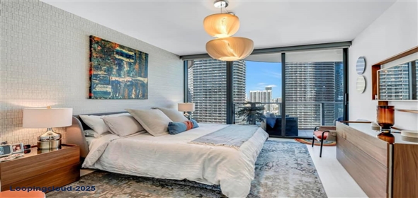 1000 Brickell Plz # 2912 Miami Florida, 33131 | Elegant Corner Unit with Designer Finishes and Spectacular Views