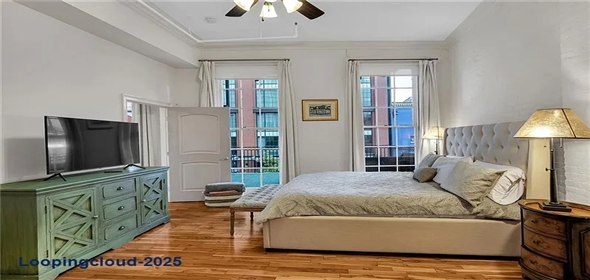 633 Tchoupitoulas St APT 1 New Orleans Louisiana, 70130 | Warehouse District Gem with Massive Parade Route Balcony