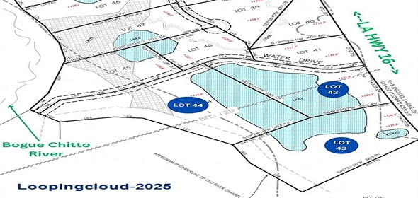 42 Water Dr, Franklinton Louisiana, 70438 | Lakefront Lot with River Access | Bring All Offers!