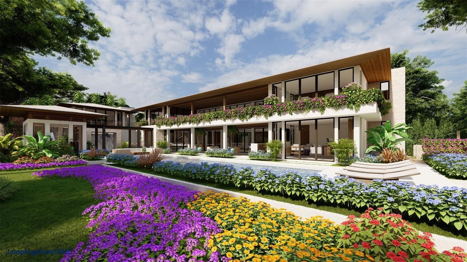 Unique Coconut Grove Lot with Approved Plans for a Spectacular Modern Estate in a Gated Community