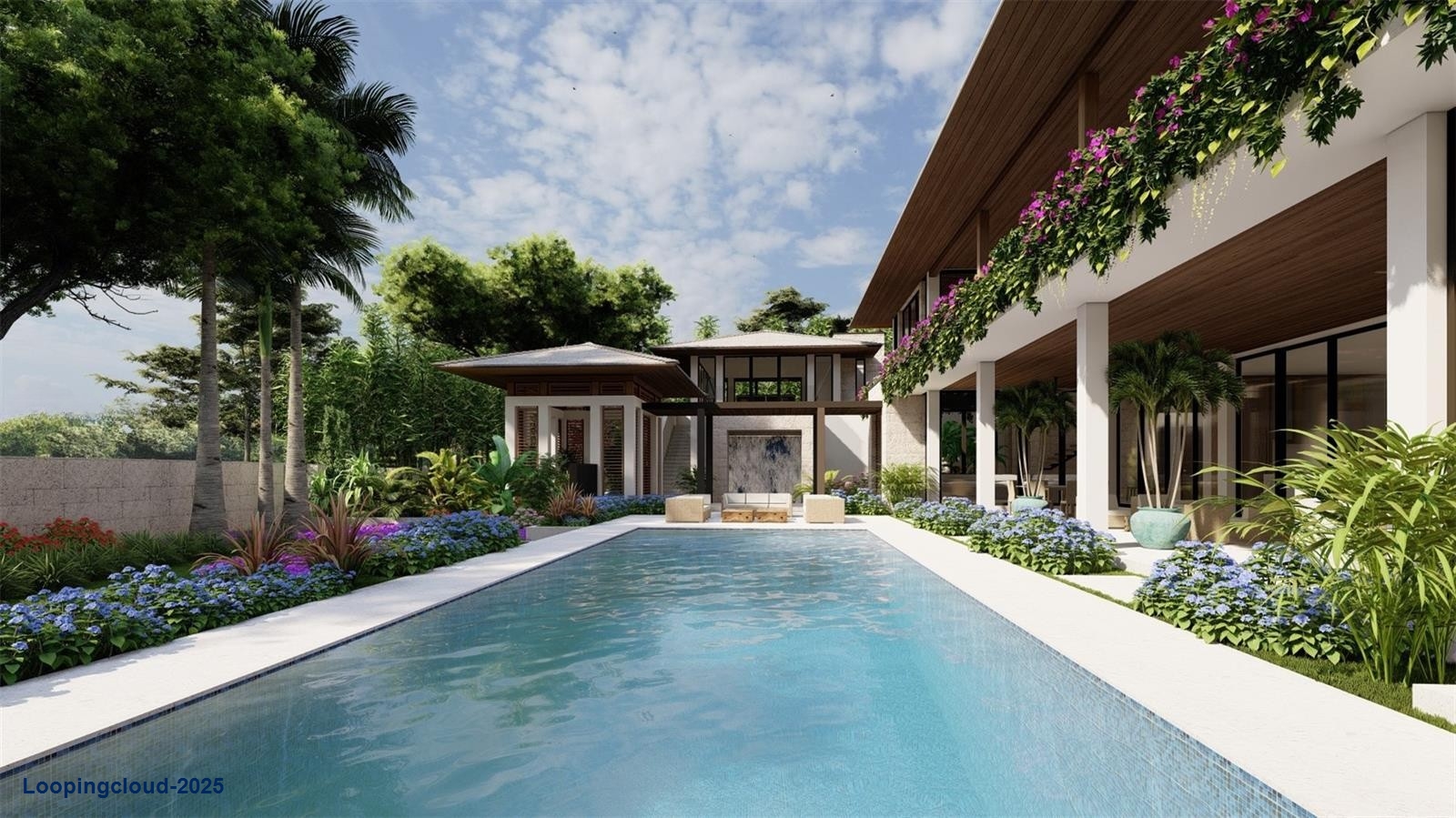 Unique Coconut Grove Lot with Approved Plans for a Spectacular Modern Estate in a Gated Community