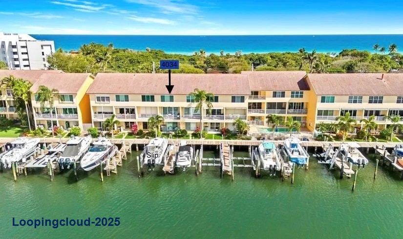 Luxury Waterfront Townhome with Deeded Dock & 24,000 lb Boat Lift – Direct Ocean Access!