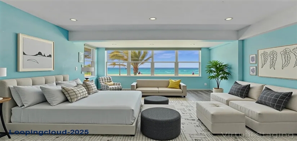 1801 S Surf Rd APT 2A, Hollywood Florida, 33019 | Direct Oceanfront Corner Unit in Boutique Hollywood Beach Building