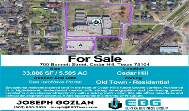  For Sale: 700 Bennett Street, Cedar Hill, Texas 75104